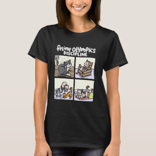 Katzen-Olympia-Disziplin Speed Shredding Gymnastik T-Shirt