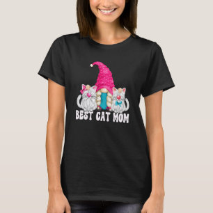 Katzen-Oma-Gnom Für Weiße Katzenbesitzerinnen Best T-Shirt