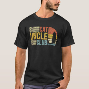 Katzen-Onkel-Club Katzenliebhaber-Onkel Katze T-Shirt
