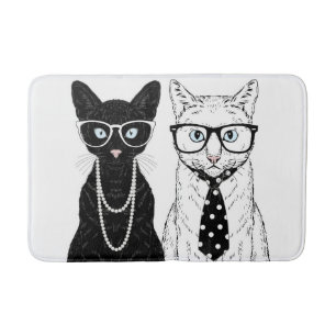 Katzen-Paare Badematte
