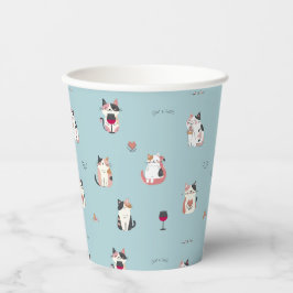 Katzen Papier-Cup Pappbecher