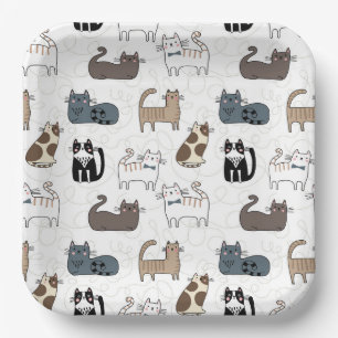 Katzen-Papierteller, Kätzchen-Party Pappteller