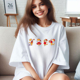 Katzen Party T-Shirt