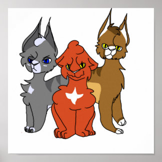 Katzen-Plakat Poster