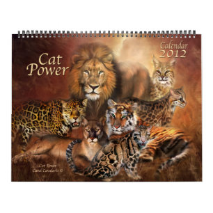 Katzen-Power-Kunst-Kalender 2012 Kalender
