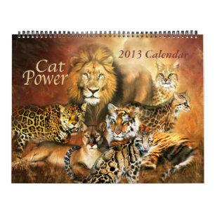 Katzen-Power-Kunst-Kalender 2013 Kalender