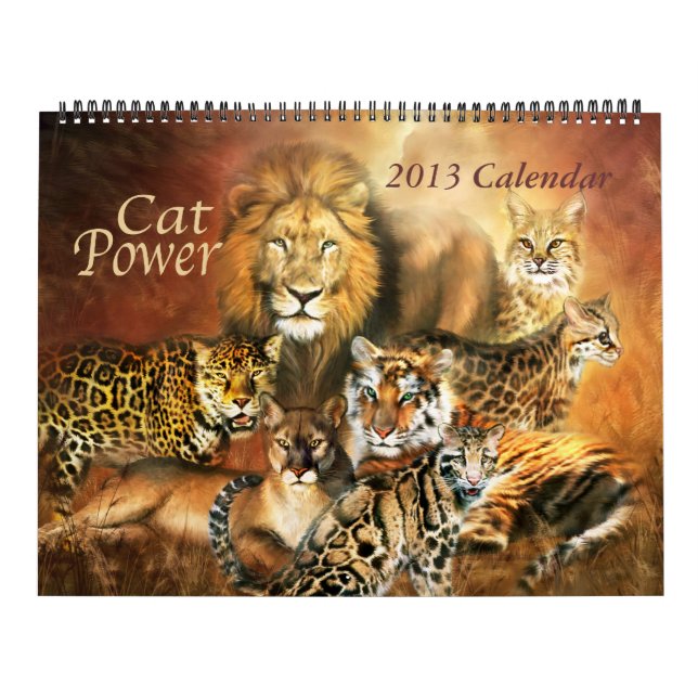 Katzen-Power-Kunst-Kalender 2013 Kalender (Titelbild)