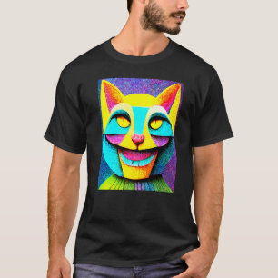 Katzen-Punk-Cyborg-Männer Frauen Jungen Mädchen T-Shirt