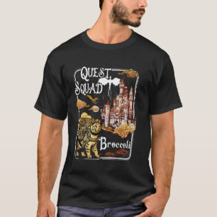 Katzen Quest Trupp Brokkoli T-Shirt