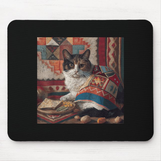 Katzen-Quilting-Taco Mousepad (Vorne)