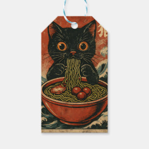 Katzen Ramen Japanisches Lustiges Grafik Kawaii Ka Geschenkanhänger
