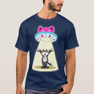 Katzen-Raumschiff T-Shirt