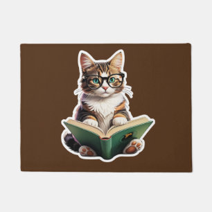 Katzen-Reading-Buch Fußmatte
