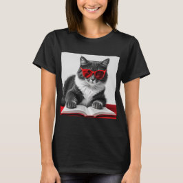 Katzen-Reading-Buch T-Shirt