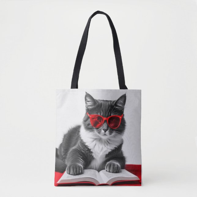Katzen-Reading-Buch Tasche (Vorderseite)