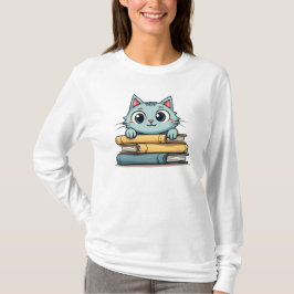 Katzen-Reads - Niedlicher KatzenT - Shirt