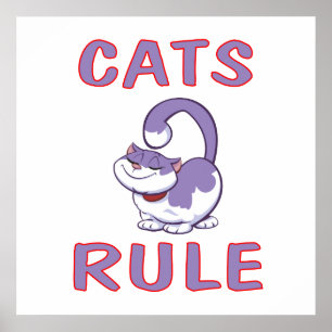 KATZEN-REGEL Plakat