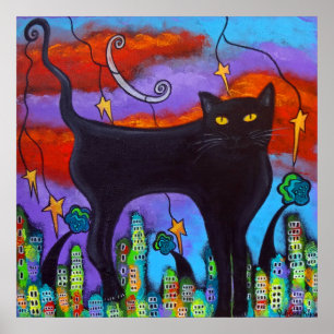 Katzen-Regel-Plakat Poster