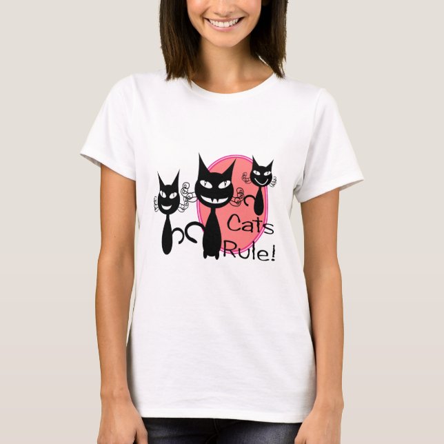 Katzen-Regel!!!!!!!!! T-Shirt (Vorderseite)