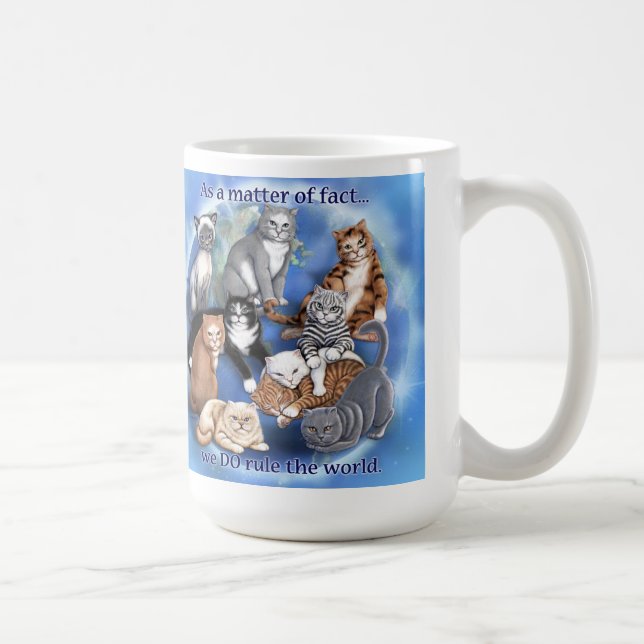Katzen-Regel-Tasse Kaffeetasse (Rechts)