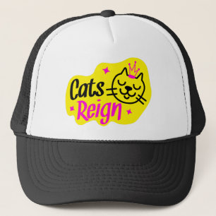 Katzen regieren truckerkappe