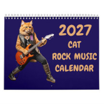 Katzen-Rock-Musik-Kalender