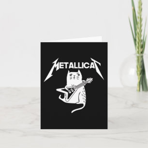 Katzen Rockband Gitarre Spaß Weihnachtsgeschenk Karte