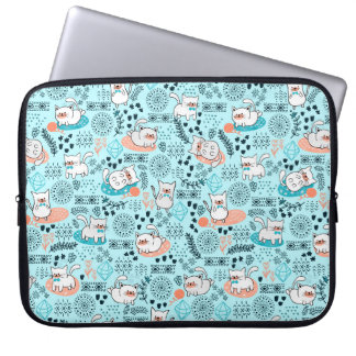 Katzen-Ruhetag Laptop-Hüllen Laptopschutzhülle