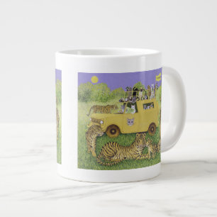 Katzen-Safari Jumbo-Tasse