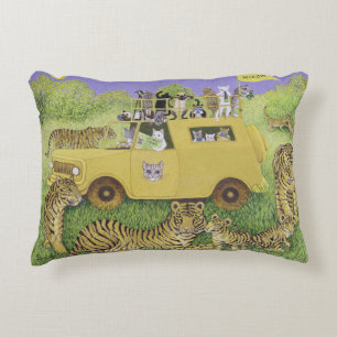 Katzen-Safari Zierkissen