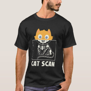 Katzen-Scan Katzen-Röntgen Katzen-Radiologie Katze T-Shirt
