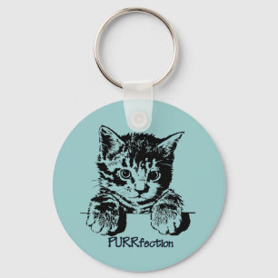 Katzen-Schlüsselanhänger Purrfection Schlüsselanhänger