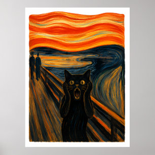 Katzen-Schrei Poster