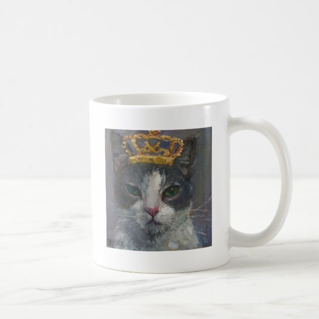 Katzen-Schwanz-Galerie-Tasse - es ist gut, König Kaffeetasse (Rechts)