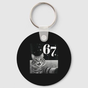 Katzen-Selfie mit 67 Meme Lustige Katzen Grafik fü Schlüsselanhänger