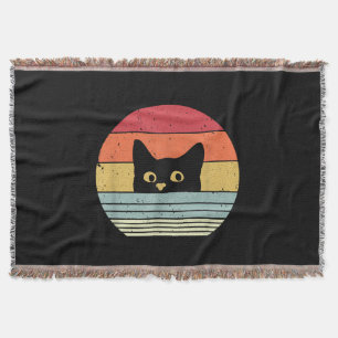 Katzen-Shirt. Retro-Stil Decke
