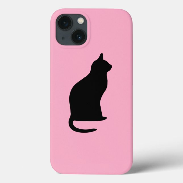 "Katzen-Silhouette" iPad Air, kaum Fall Case-Mate iPhone Hülle (Rückseite)