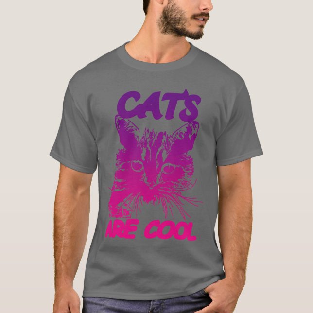 KATZEN SIND COOL T-Shirt (Vorderseite)
