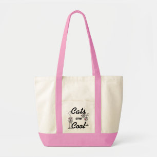 Katzen sind coole T-Shirts und Geschenke Tragetasche