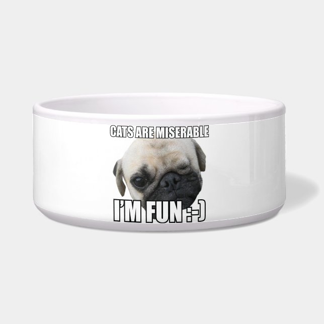 KATZEN SIND FEHLERBAR, ICH FREUE MICH :-) MEME NAPF (Vorderseite)