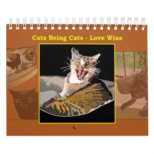 Katzen sind Katzen - Kalender - Liebe gewinnt (Titelbild)