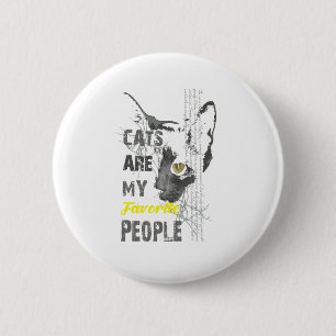 Katzen sind mein Liebling Button