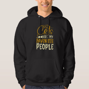 Katzen sind meine Lieblingsmenschen. Cat Ladys übe Hoodie