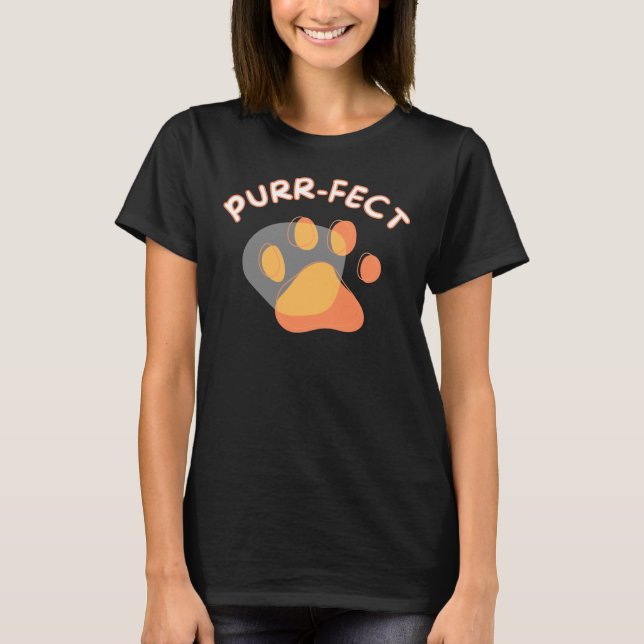 Katzen sind PURRFECT - Damen T-Shirt (Vorderseite)