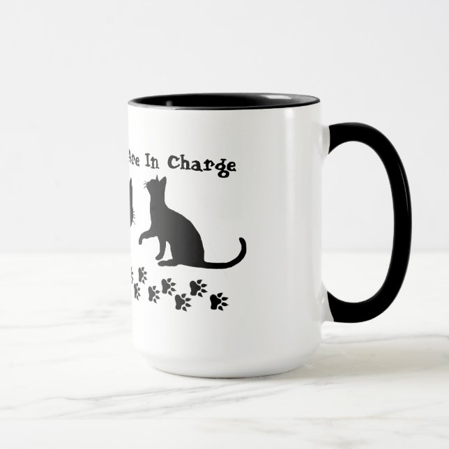 Katzen sind verantwortliche Kaffee-Tassen Tasse (Rechts)