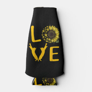 Katzen Sonnenblumengeschenke für Katzen-Liebhaber, Flaschenkühler