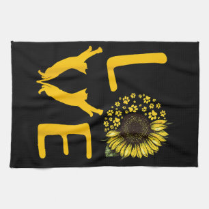Katzen Sonnenblumengeschenke für Katzen-Liebhaber, Geschirrtuch