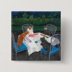 Katzen spielen Mahjong Button