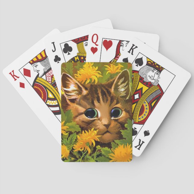 Katzen-Spielkarten Louis Wain Spielkarten (Rückseite)