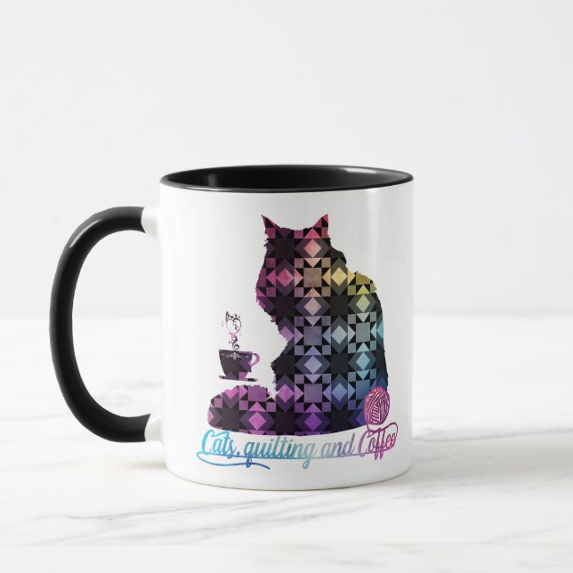 Katzen, Steppen und Kaffee Tasse (Links)
